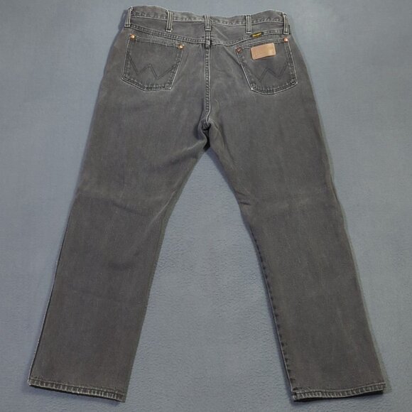 Wrangler VTG Jeans Men's 36x30 Fits 34x29 Black 13MWZ Cowboy Cut Made In USA - Picture 3 of 12